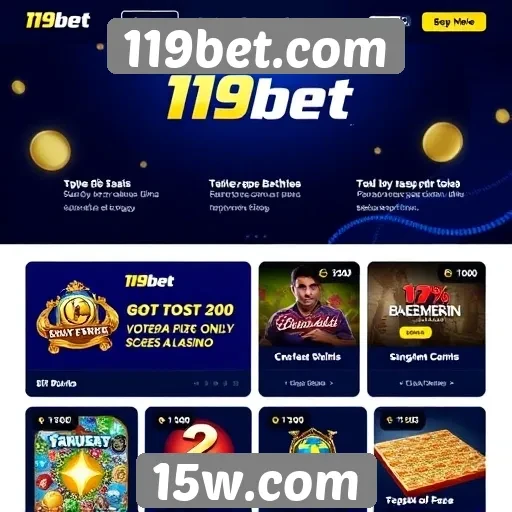 Novidades e promoções em 119bet.com atraem novos usuários